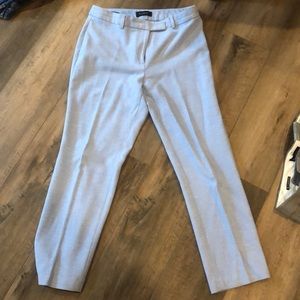 talbots high waisted straight pant, 8P, light blue
